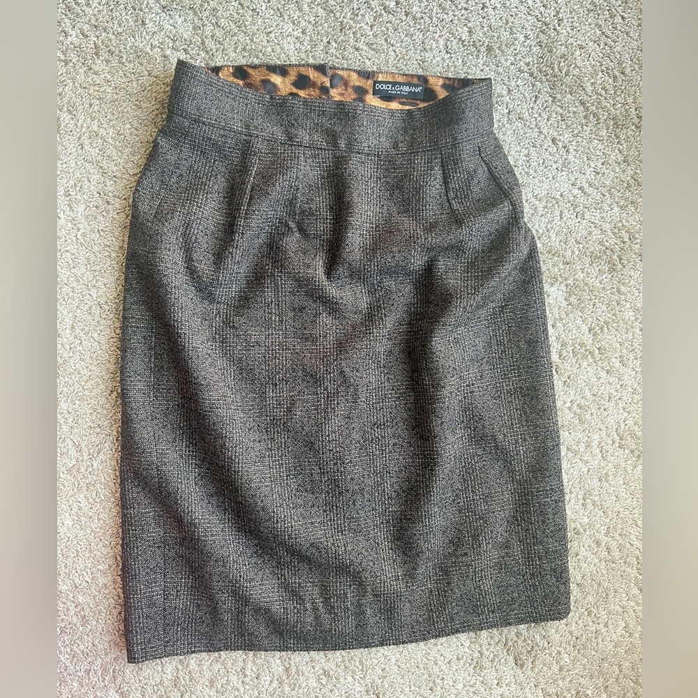 Dolce & Gabbana  Pencil Skirt. Virgin wool